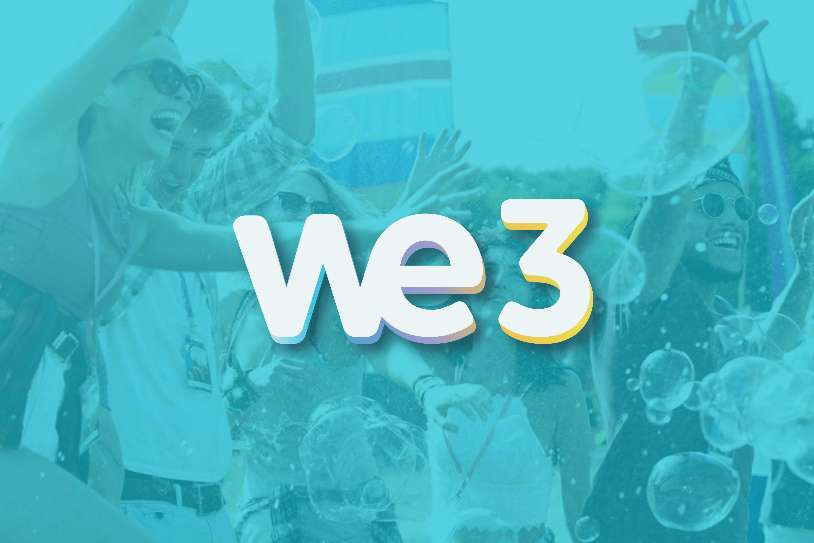 The We3 team in a team session